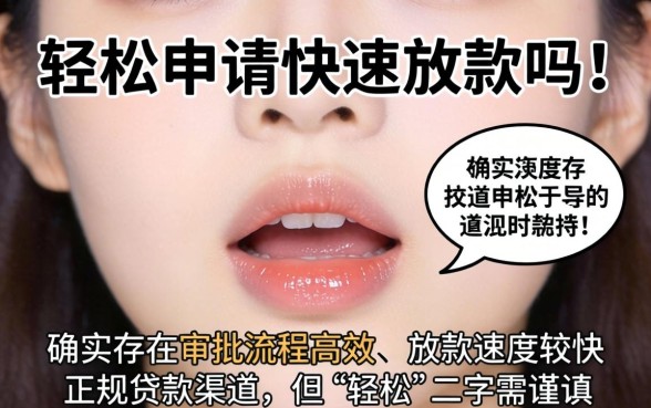 有口子可以轻松申请快速放款吗