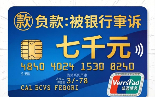 信用卡欠款七千被起诉有什么后果