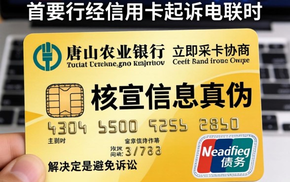 唐山农业银行信用卡起诉电联是真的吗