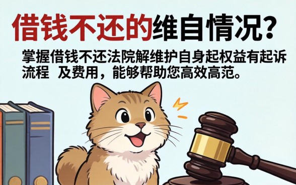 借钱不还法院起诉流程及费用详解