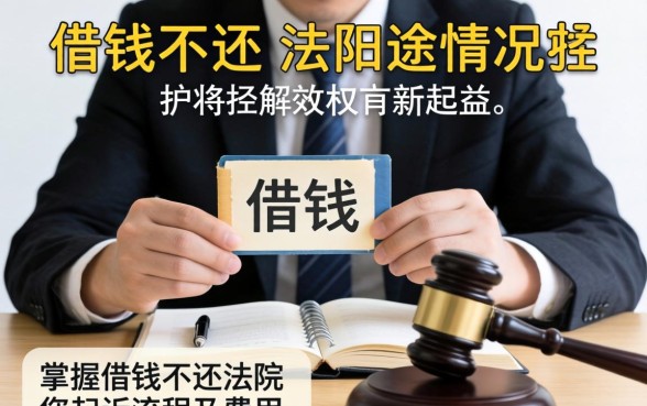 借钱不还法院起诉流程及费用详解