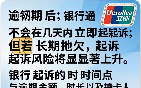 信用卡不还一般几天会起诉呢