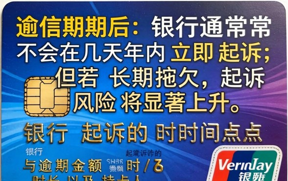 信用卡不还一般几天会起诉呢