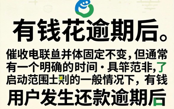 有钱花逾期多久催收会打电话联系