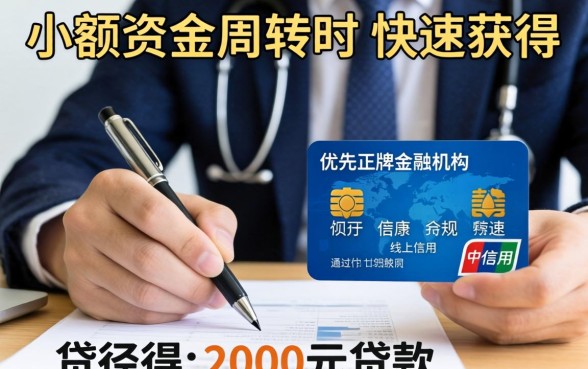 2000元小额贷款哪里能快速申请