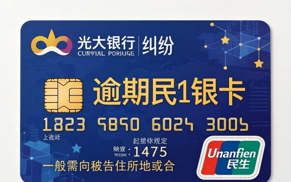 民生信用卡逾期哪里起诉光大