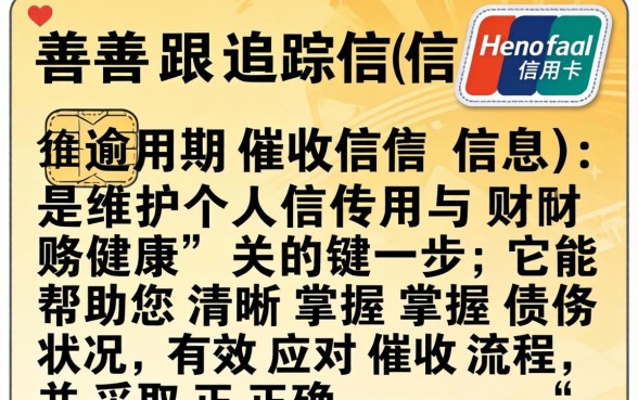 如何跟踪信用卡逾期催收信息