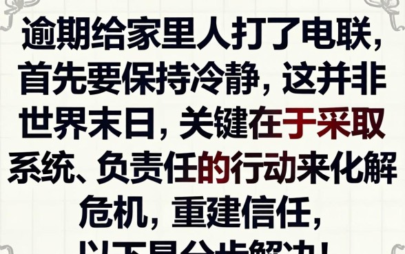 逾期给家里人打电话了怎么处理呢