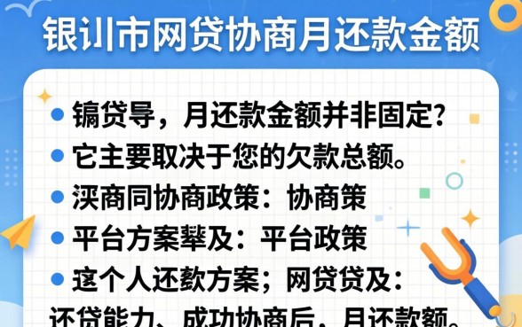 银川网贷协商每月费用多少