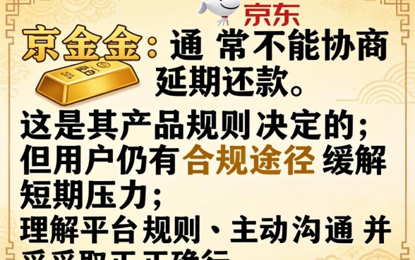 京东金条逾期如何协商还款成功技巧