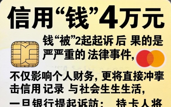 信用卡欠款4万被起诉的严重后果