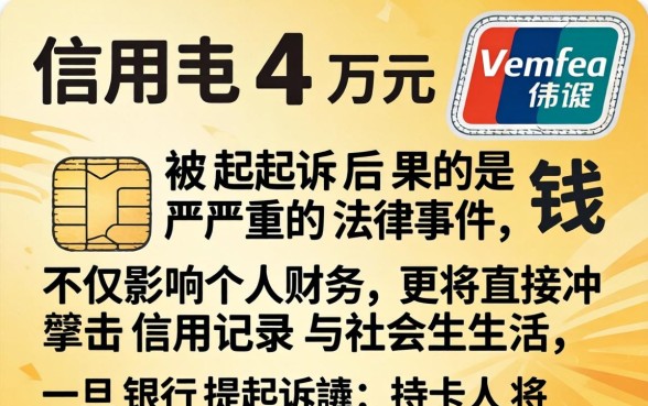 信用卡欠款4万被起诉的严重后果