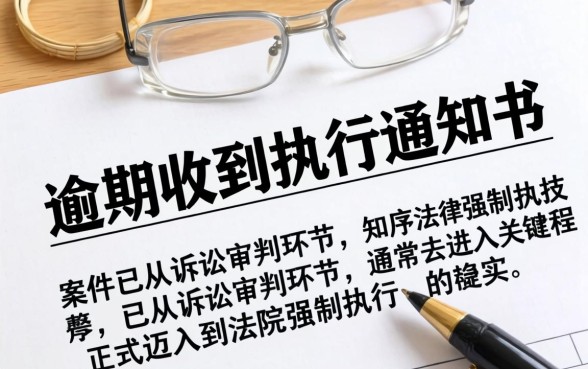 逾期收到执行通知书是第几步