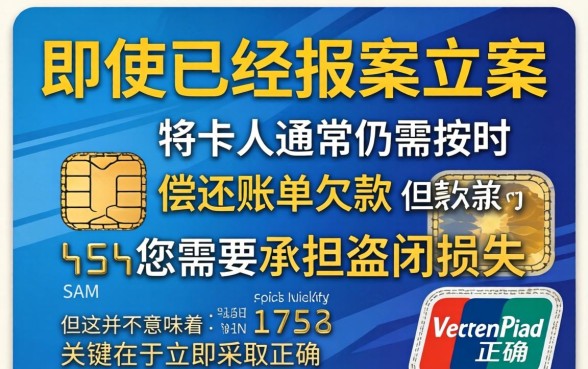 信用卡被盗刷立案后还要还款吗