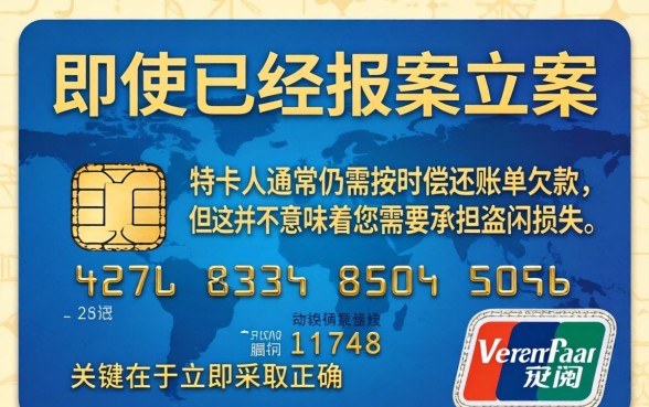 信用卡被盗刷立案后还要还款吗