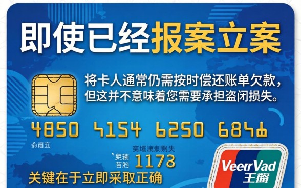 信用卡被盗刷立案后还要还款吗