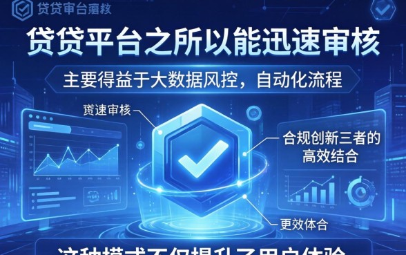 这些借贷平台为何能迅速审核