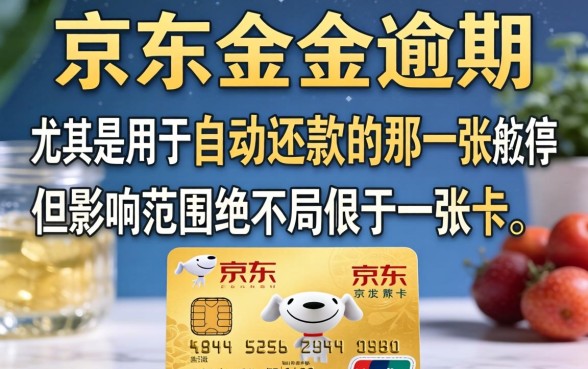 京东金条逾期会冻结所有银行卡吗