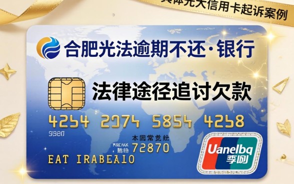 合肥光大信用卡起诉案例分享