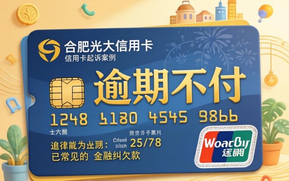 合肥光大信用卡起诉案例分享