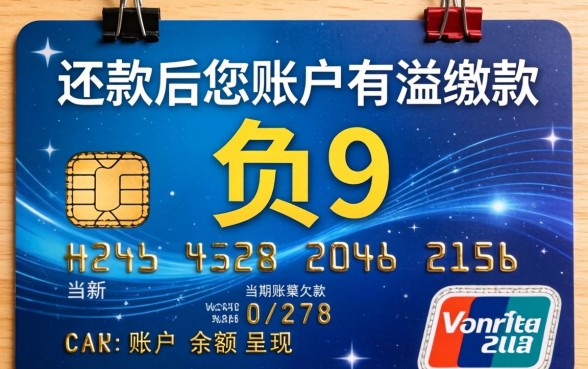 信用卡还款后为何显示负数