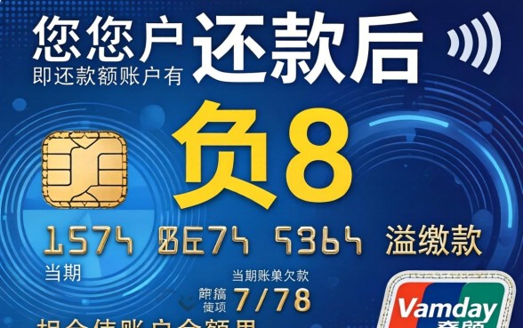 信用卡还款后为何显示负数