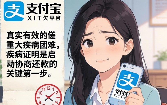 支付宝协商还款重大疾病证明需要什么材料