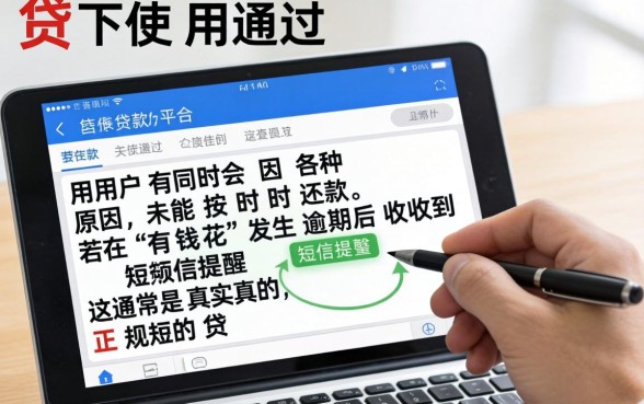 有钱花逾期短信真相揭秘