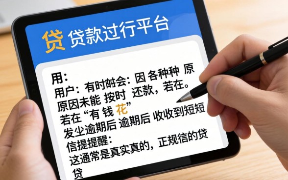 有钱花逾期短信真相揭秘