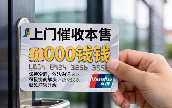 信用卡上门催收3000块钱合法吗