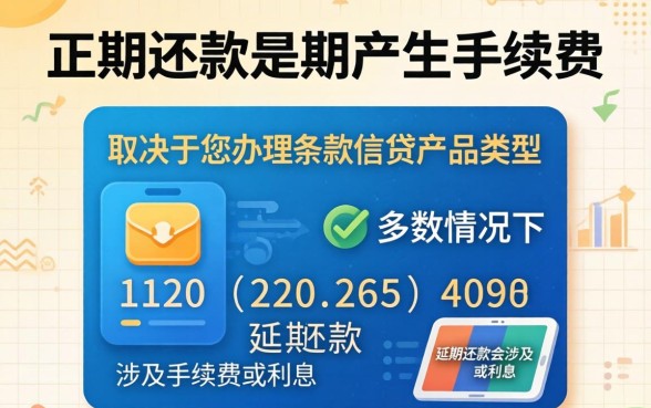 延期还款还有手续费吗怎么算