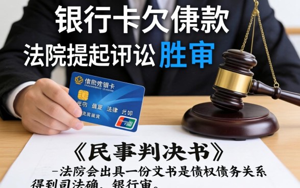 银行起诉信用卡判决书怎么写