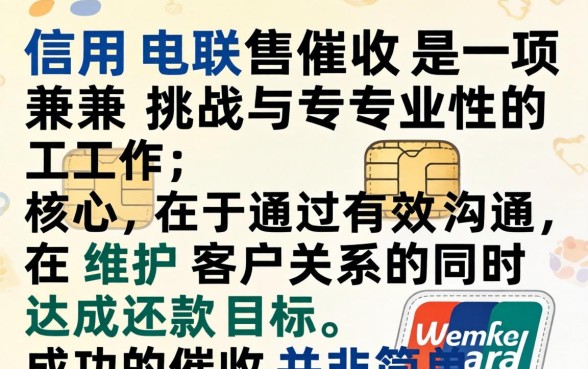 信用卡电联催收技巧与话术全解析