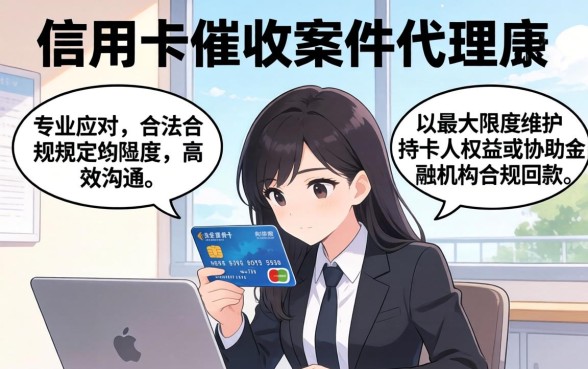 信用卡催收案件代理怎么处理
