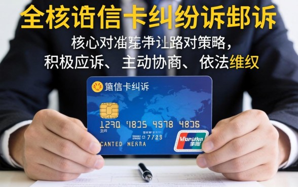 信用卡纠纷被起诉协商怎么办