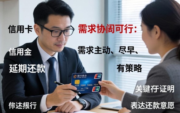 信用卡协商延期还款具体流程详解