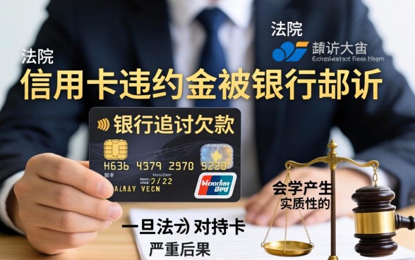 信用卡违约金法院起诉有用吗