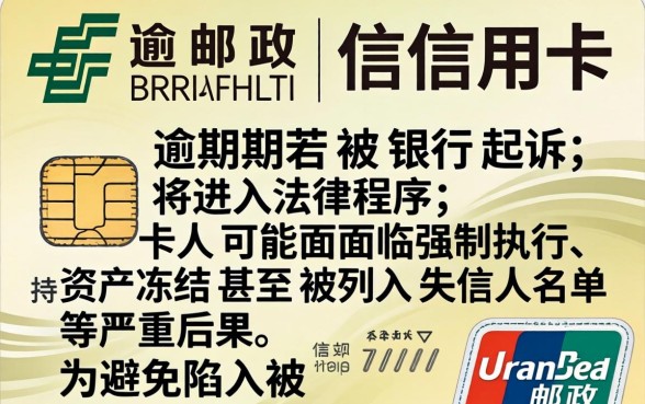 邮政信用卡逾期被起诉后果及应对方法