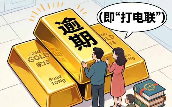 金条逾期给家人打电联有用吗