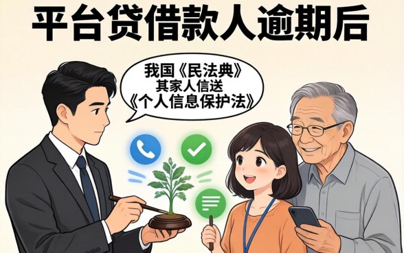 逾期一直给家人发信息违法吗