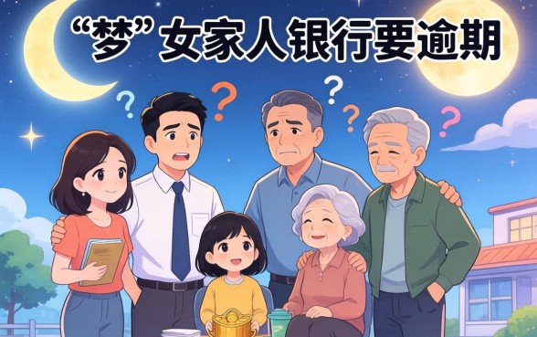 梦见家人银行要逾期怎么回事