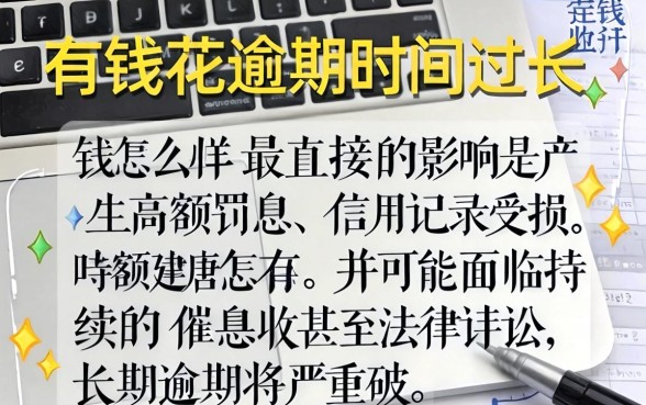 有钱花逾期很久了会有什么后果