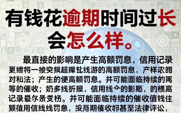 有钱花逾期很久了会有什么后果