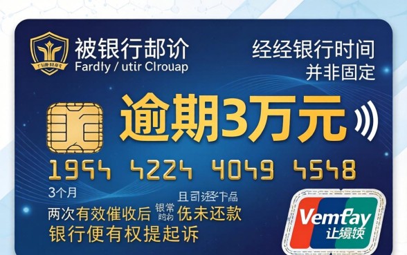 信用卡逾期1万多久会被起诉