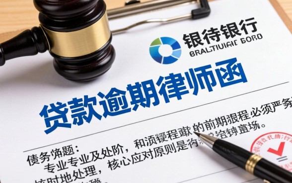 银行贷款逾期收到律师函怎么办