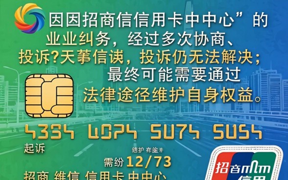 招商信用卡逾期被起诉怎么办