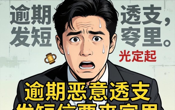 逾期恶意透支发短信要来家里是真的吗