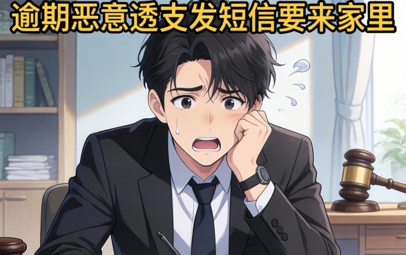 逾期恶意透支发短信要来家里是真的吗