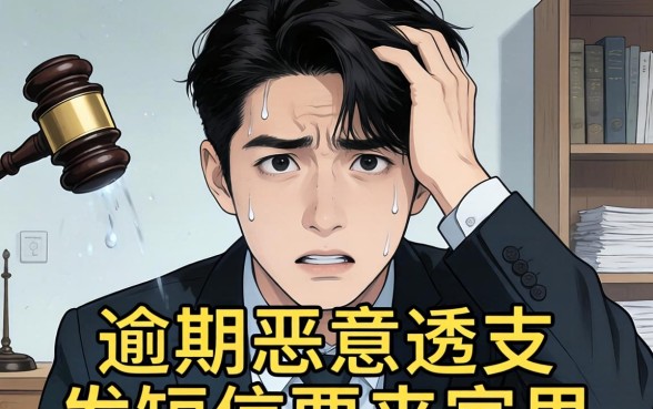 逾期恶意透支发短信要来家里是真的吗