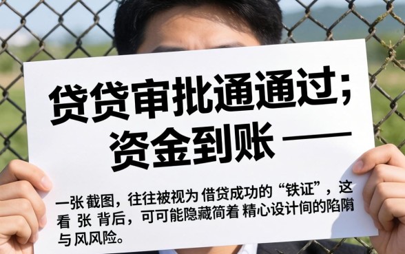 网贷下款截图背后的真相